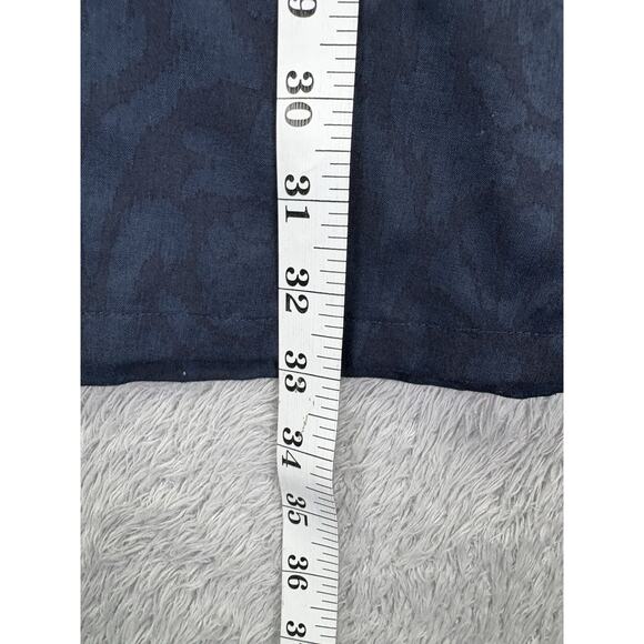 Vineyard Vines Women‎ Small Blue Tunic Cover-up V Neck Lace Trim Semi Sheer - Picture 6 of 10